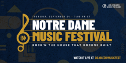 Notre Dame Music Festival (horizontal)