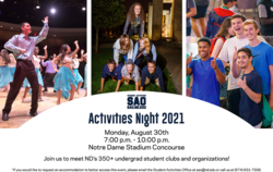 Activities Night Poster Horizontal V